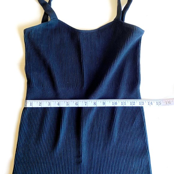 Mango Black Ribbed Bodysuit - Picture 10 of 15